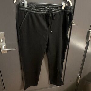 Laundry by Shelli Segall NTW Drawstring Trouser with Leather Details